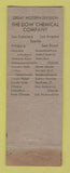 Matchbook Cover - Great Western Division Dow Chemical WEAR