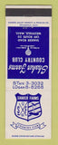 Matchbook Cover - Shaker Farms Country Club Westfield MA