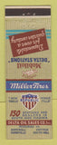 Matchbook Cover Republic Mobil oil gas Petersburg Hopewell Emporia Farmville VA
