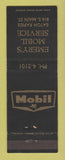 Matchbook Cover - Mobil oil gas Emery's Eaton Rapids MI