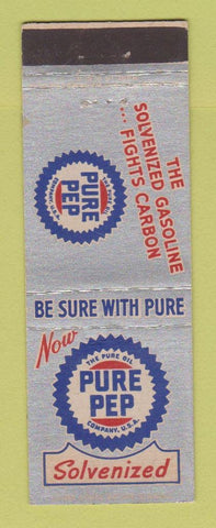 Matchbook Cover - Pupre Pep oil gas
