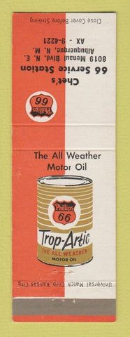 Matchbook Cover - Phillips 66 oil gas Chet's Albuquerque NM