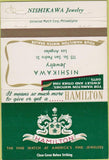 Matchbook Cover - Nishikawa Jewelry Los Angeles Hamilton Watch 40 Strike
