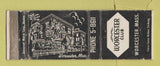 Matchbook Cover - Worcester Club MA WEAR