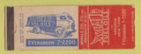 Matchbook Cover - Whald Fuel Oil Brooklyn NY