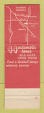 Matchbook Cover - Ambassador Lanes Bowling Bedford OH