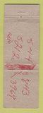 Matchbook Cover - Budweiser Beer WEAR Full Length