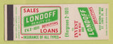 Matchbook Cover - Londoff Real Estate St Louis MO