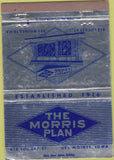 Matchbook Cover - Morris Plan Des Moines IA 40 Strike