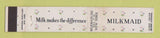Matchbook Cover - Milkmaid New York City Cosmetics 10 Strike
