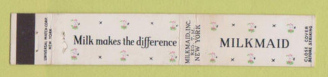 Matchbook Cover - Milkmaid New York City Cosmetics 10 Strike