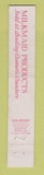 Matchbook Cover - Milkmaid New York City Cosmetics 10 Strike
