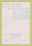 Matchbook Cover - Gordon Smith Insurance Corpus Christi TX 40 Strike