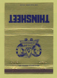 Matchbook Cover - Thinsheet Metals Waterbury CT 40 Strike