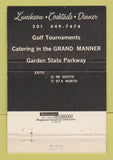 Matchbook Cover - Vincent Yonadi's Homestead Spring Lake Heights NJ 40 Strike