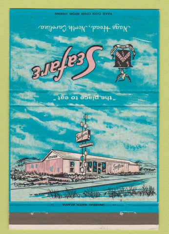 Matchbook Cover - Seafare Restaurant Nags Head NC 40 Strike