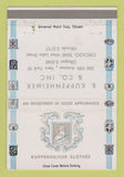 Matchbook Cover - Kuppenheimer Men's Clothes Chicago IL New York City 40 Strike