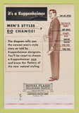 Matchbook Cover - Kuppenheimer Men's Clothes Chicago IL New York City 40 Strike