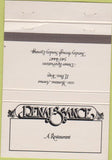 Matchbook Cover - Renaissance Restaurant El Paso TX 40 Strike
