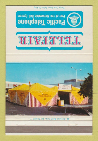 Matchbook Cover - Telefair Pacific Telephone 40 Strike