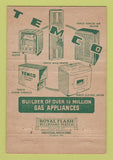 Matchbook Cover - Temco Gas Heating Appliances Nashville TN WEAR 40 Strike