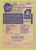 Matchbook Cover - Roura Dump Hoppers Detroit MI 40 Strike