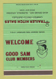 Matchbook Cover - Trailer Hitch Sales Glendale AZ Good Sam 40 Strike