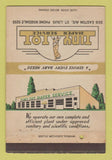 Matchbook Cover - Tiny Tot Diaper Service St Louis MIL 40 Strike