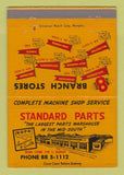 Matchbook Cover - NAPA Auto Parts Memphis TN 40 Strike
