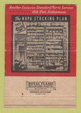 Matchbook Cover - NAPA Auto Parts Memphis TN 40 Strike
