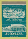 Matchbook Cover - Delaware Room Seafood New Castle DE WEAR 40 Strike