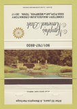 Matchbook Cover - Memphis Memorial Park TN 40 Strike