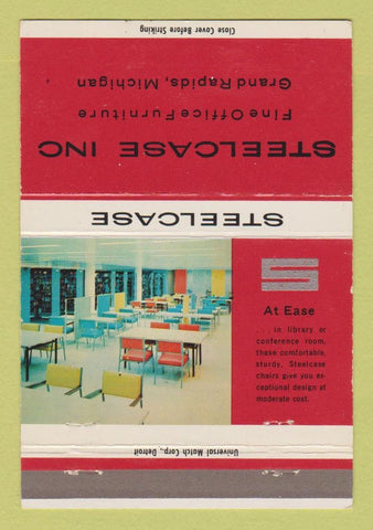 Matchbook Cover - Steelcase Office Furniture Grand Rapids MI 40 Strike