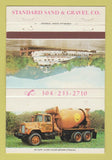 Matchbook Cover - Standard Sand and Gravel Wheeling WV 40 Strike