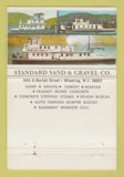 Matchbook Cover - Standard Sand and Gravel Wheeling WV 40 Strike