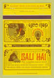 Matchbook Cover - Bali Hai Resort Motel Las Vegas NV 40 Strike