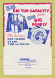 Matchbook Cover - Speed Queen Washer Dryer San Augustine Chireno TX 40 Strike