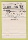 Matchbook Cover - George Wessner RV Sales New Tripoli PA 40 Strike