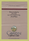 Matchbook Cover - Graylyn Conference Center Winston Salem NC 40 Strike