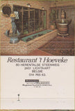 Matchbook Cover - Restaurant t Hoeveke Belgie Belgium ? 40 Strike