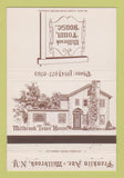 Matchbook Cover - Millbrook Town House NY 40 Strike