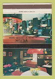 Matchbook Cover - Victor Hair Salon Tower House Brussels Belgium 40 Strike