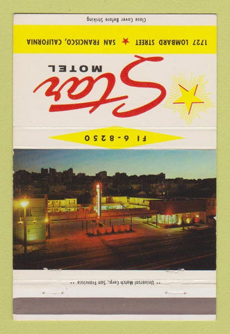 Matchbook Cover - Star Motel San Francisco CA 40 Strike