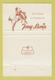 Matchbook Cover - Tony Lama Cowboy Boots San Marcos TX 40 Strike