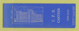 Matchbook Cover - CPO Canteen Chicago IL Military DQ SAMPLE