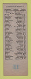 Matchbook Cover - Van Curler Hotel Schenectady NY SAMPLE