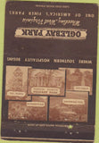 Matchbook Cover - Oglebay Park Wheeling WV 40 Strike
