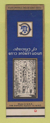 Matchbook Cover - Union League of Chicago IL SAMPLE