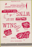 Matchbook Cover - WTNS Radio Coshocton OH WEAR 40 Strike