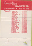 Matchbook Cover - Artim Transportation System Hammond IN 40 Strike